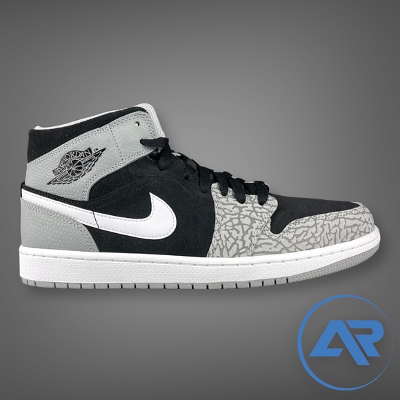 Nike Air Jordan 1 Mid SE Men’s Size 9.5 Shoes Elephant Print DM1200-016 main image 4